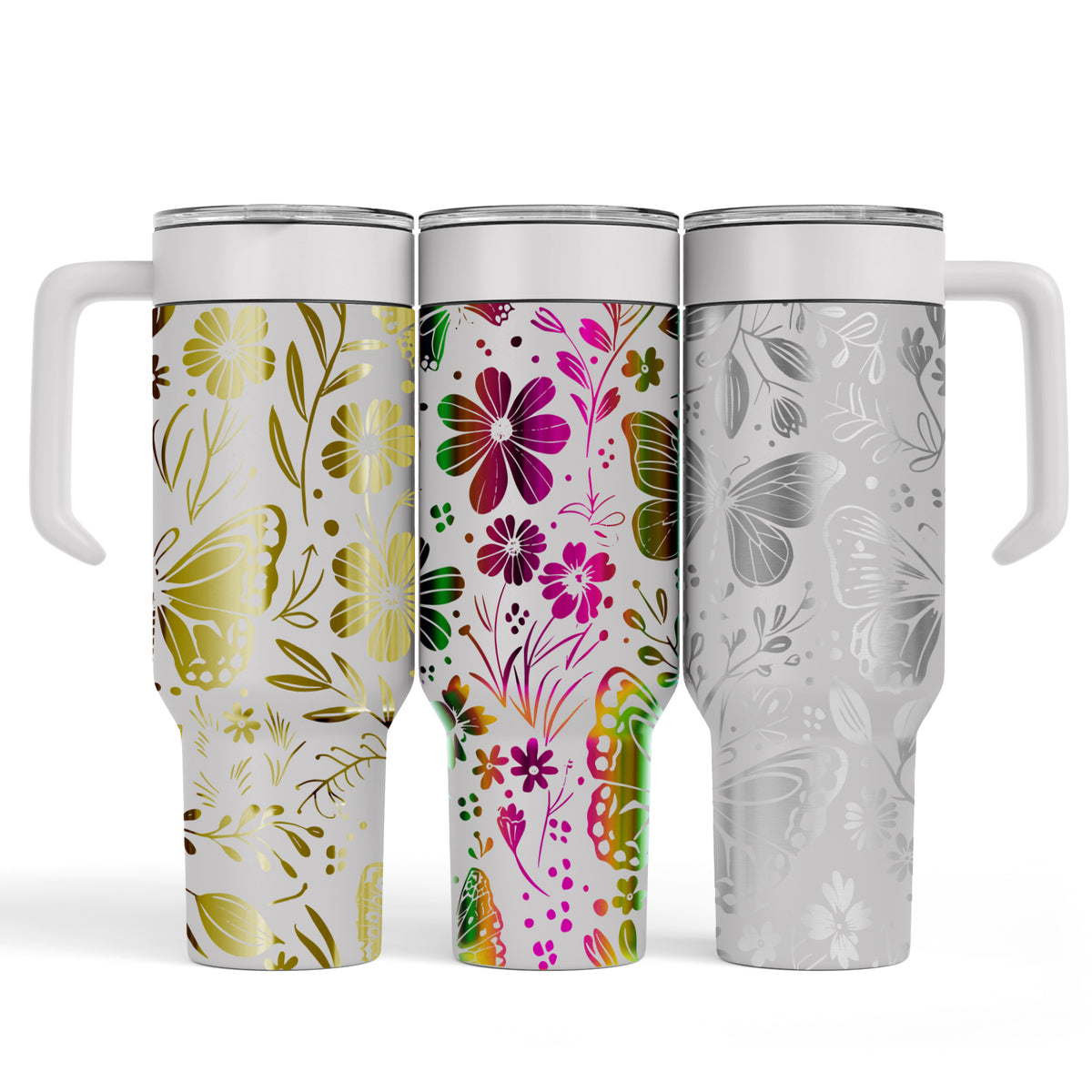 Butterfly Tumbler Full Wrap