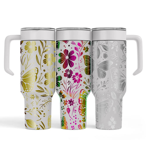 Butterfly Tumbler Full Wrap